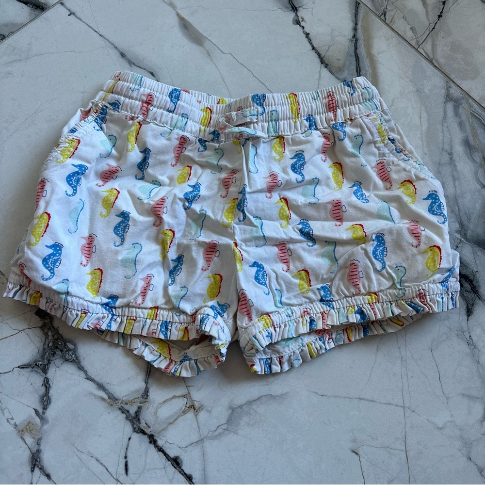 Mini Boden Seahorse Shorts